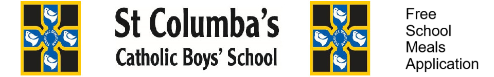 Banner of St Columba's Catholic Boys' School