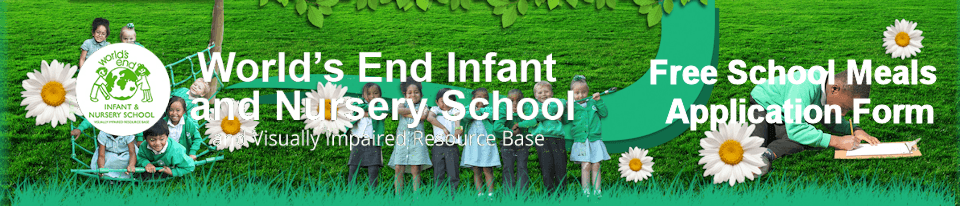 Banner of World's End Infant and Nursery School